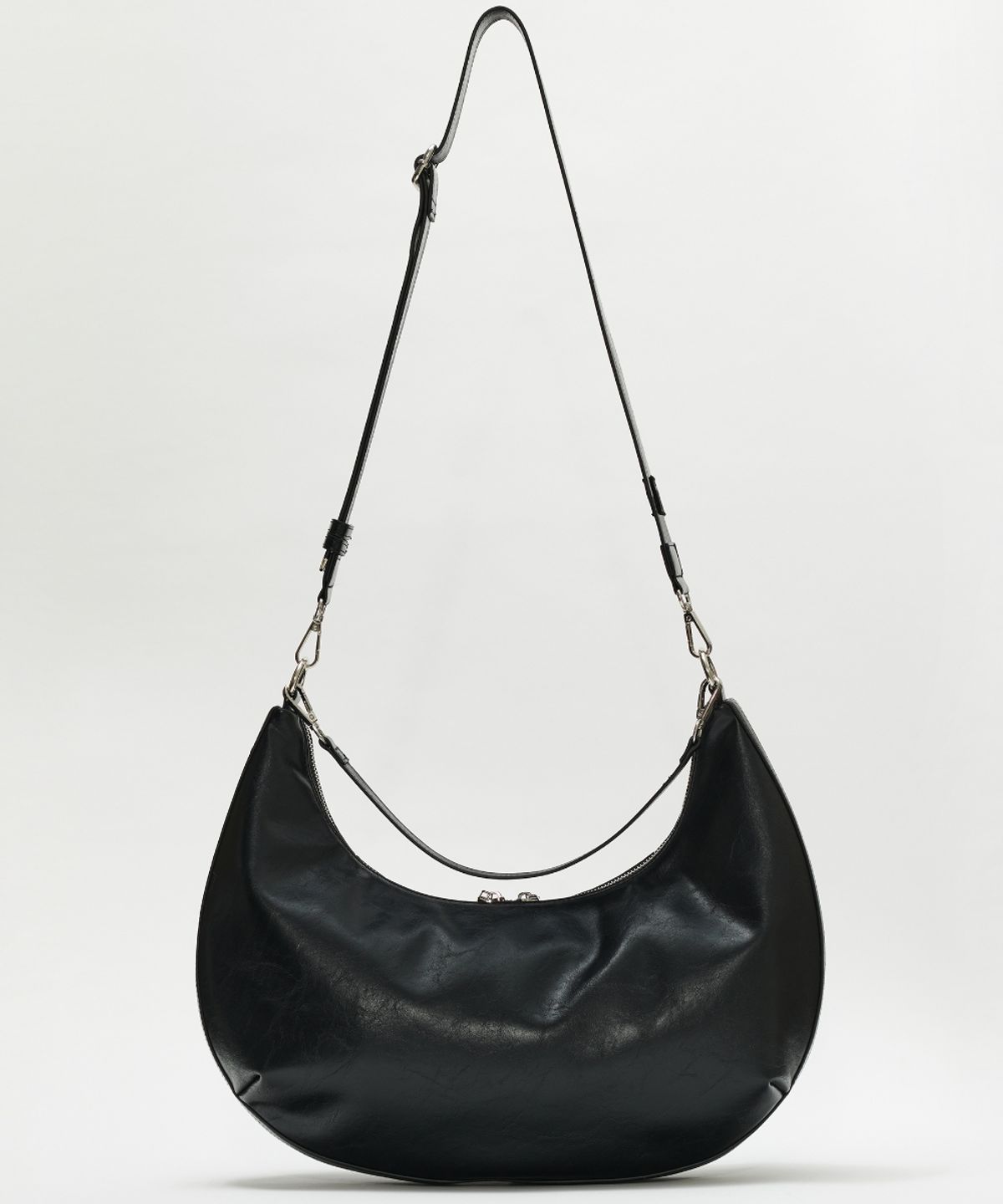 메종미네드(MAISON MINED) LEATHER SADDLEBAG BROWN