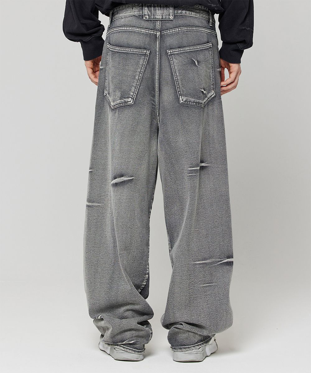 【MAISON MINED】24SS★ PINCH WIND SEMI WIDE DENIM PANTS MUSINSA | MAISON MINED PINCH WIND DENIM PANTS BLACK