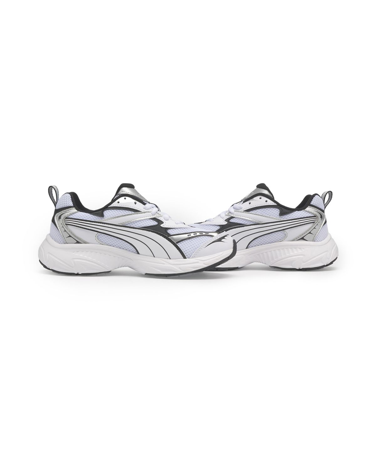 푸마(PUMA) 몰픽 - 화이트:블랙:실버 / 392724-10