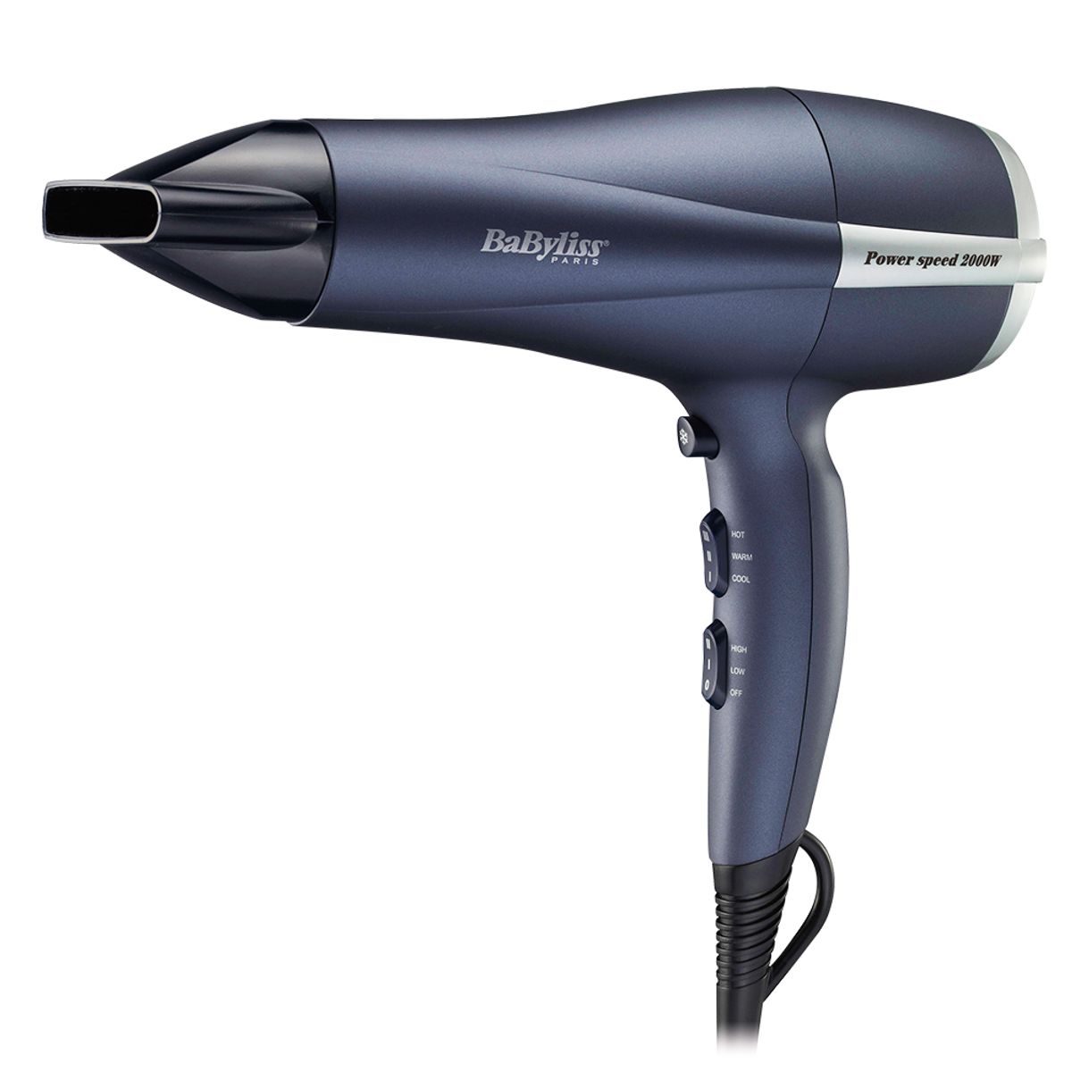 바비리스(BABYLISS) 2000W 파워 스피드 전문가용 드라이기  네이비 D990K