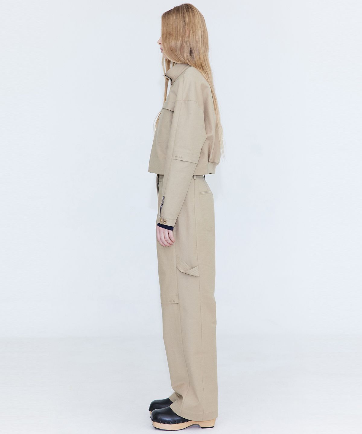 분더캄머(WNDERKAMMER) Cotton Cargo Pants_Beige(코튼 카고 팬츠_베이지)