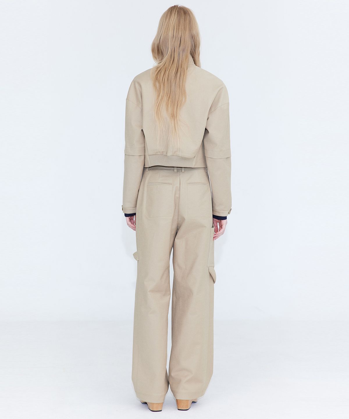 분더캄머(WNDERKAMMER) Cotton Cargo Pants_Beige(코튼 카고 팬츠_베이지)