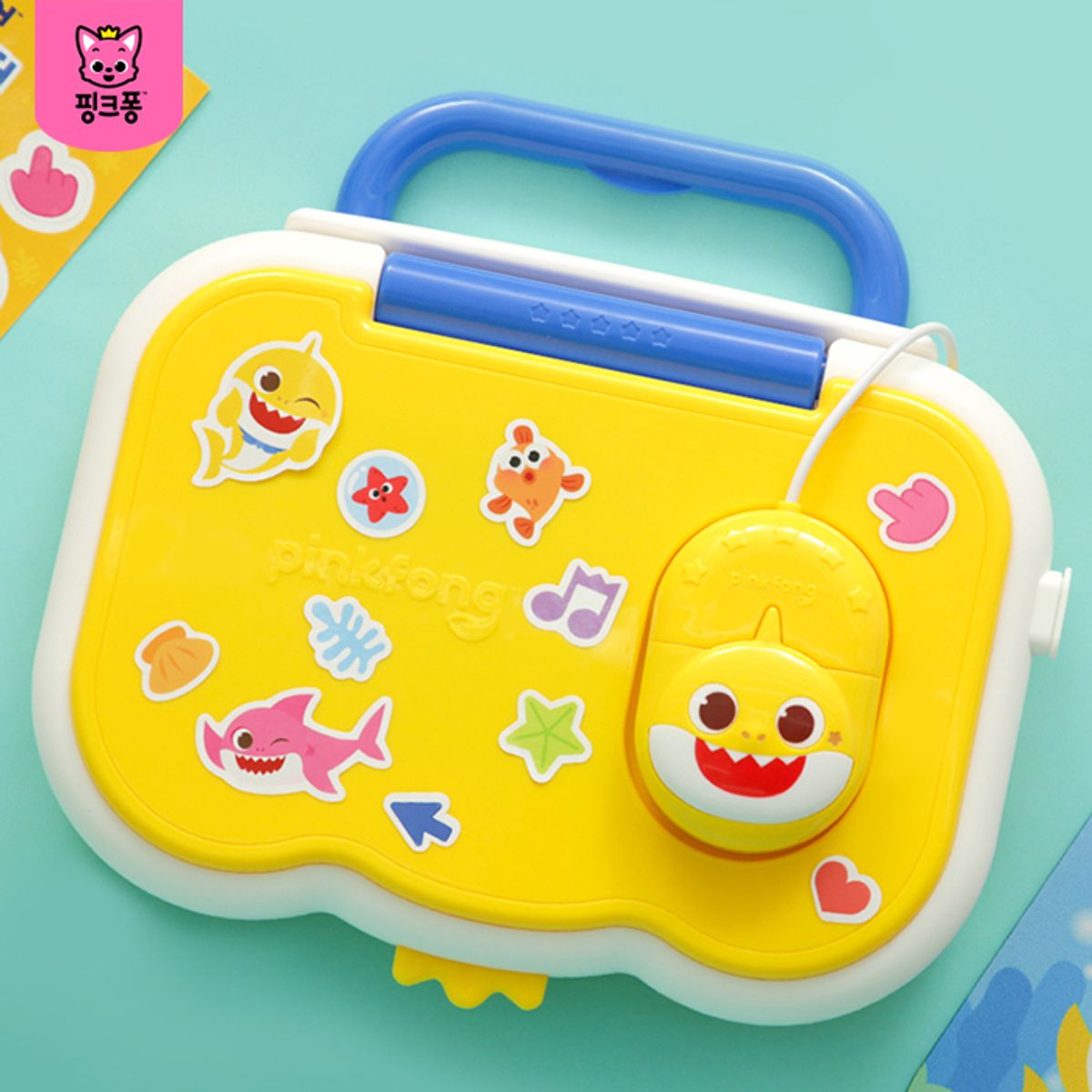 핑크퐁(PINKFONG) 아기상어 코딩컴퓨터+가방 스티커북 3종(택3)