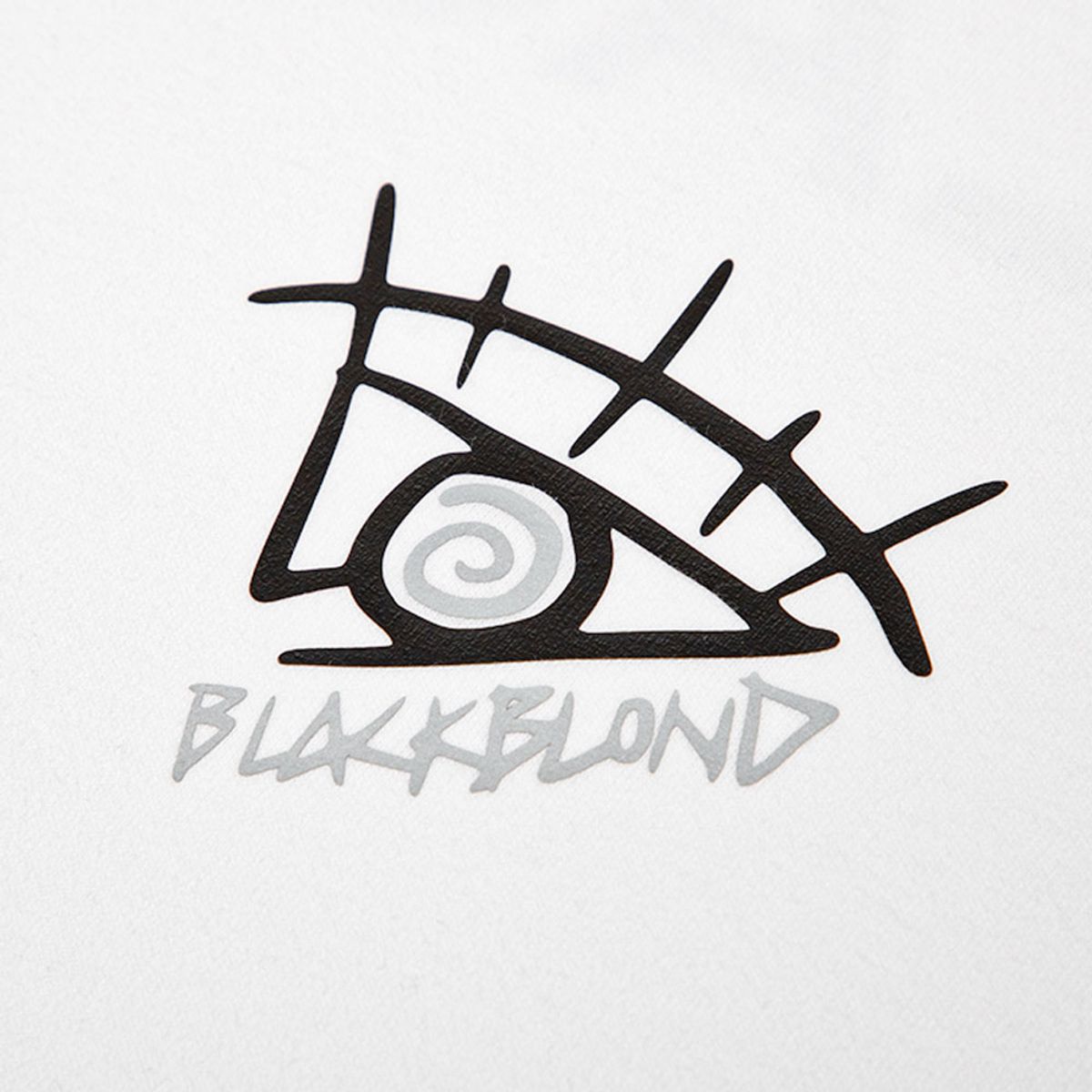 블랙블론드(BLACKBLOND) 비비디 오큘러스 로고 티셔츠 (화이트)