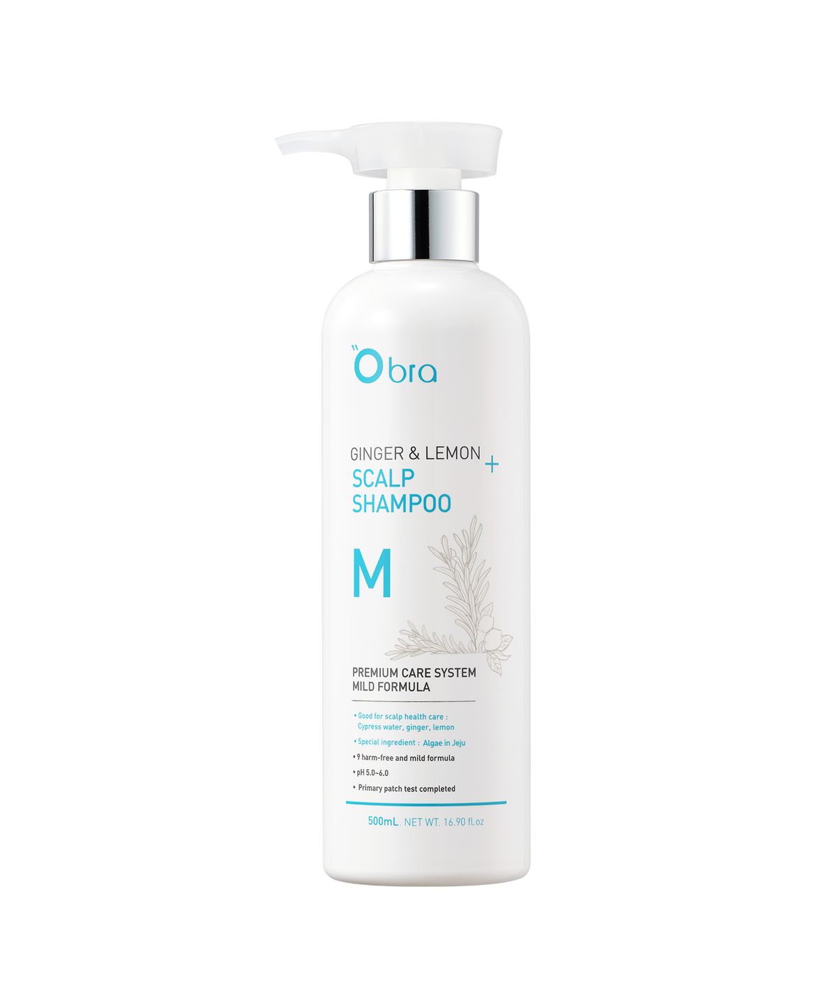 오브라(OBRA) 진저 앤 레몬 샴푸 모이스처 500ml
