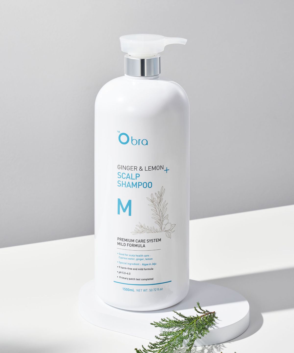 오브라(OBRA) 진저 앤 레몬 샴푸 모이스처 1500ml