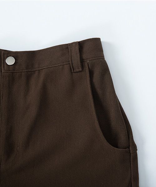パンツ THE COLDEST MOMENT TCM fold pants brown MUSINSA | THE COLDEST MOMENT TCM line pants (brown)