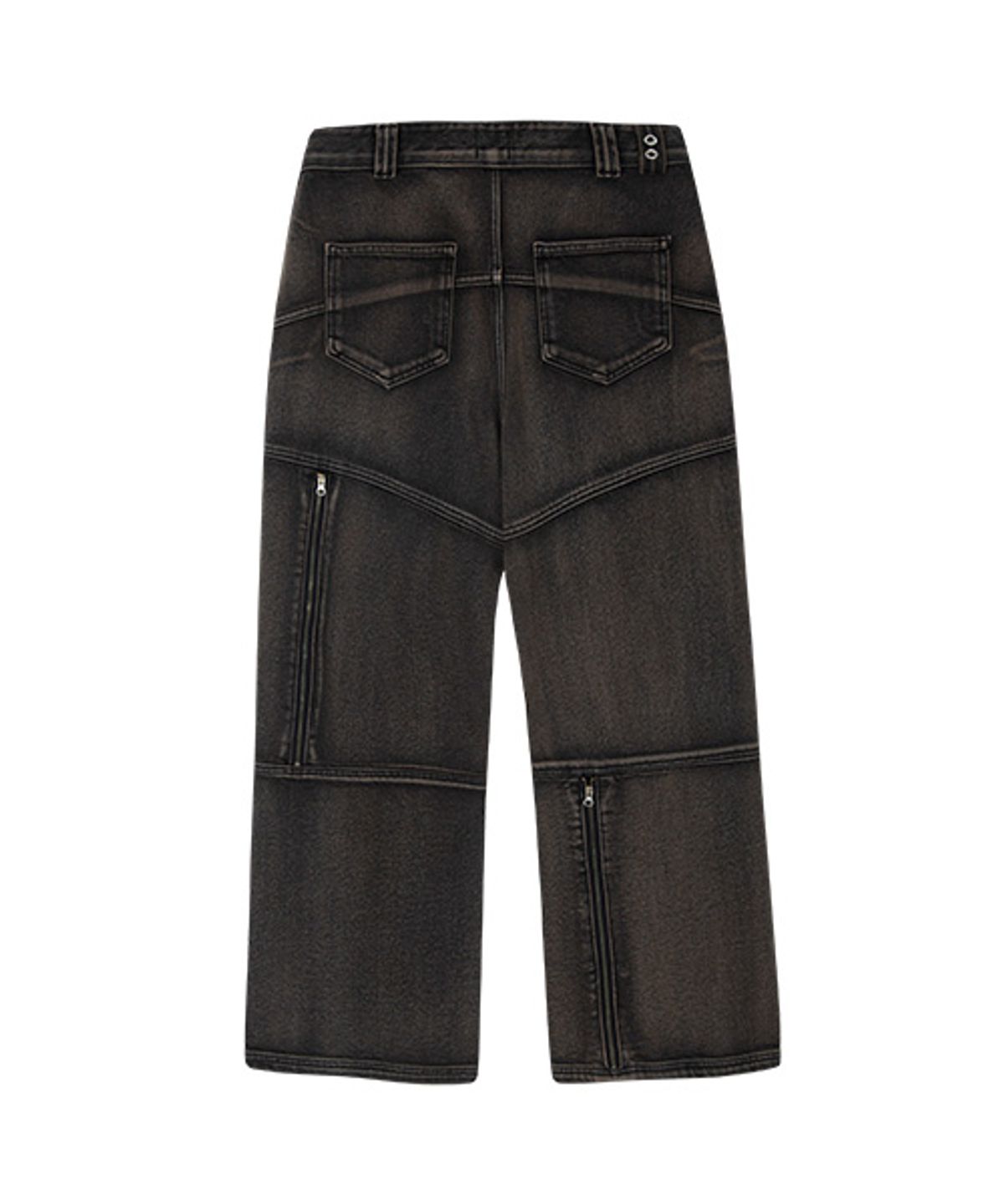 더콜디스트모먼트(THE COLDEST MOMENT) TCM block denim pants