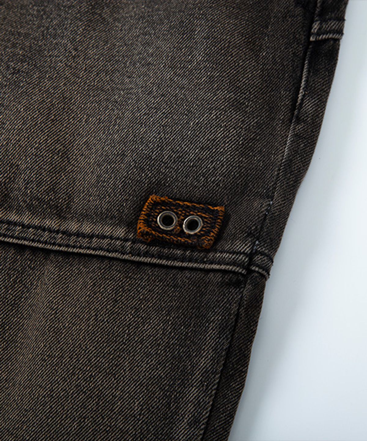 더콜디스트모먼트(THE COLDEST MOMENT) TCM block denim pants