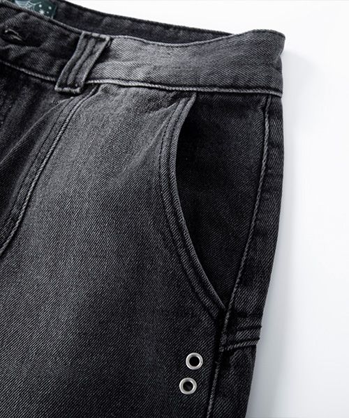 THE COLDEST MOMENT ♥ TCM curved raw denim pants MUSINSA | THE COLDEST MOMENT TCM web denim pants