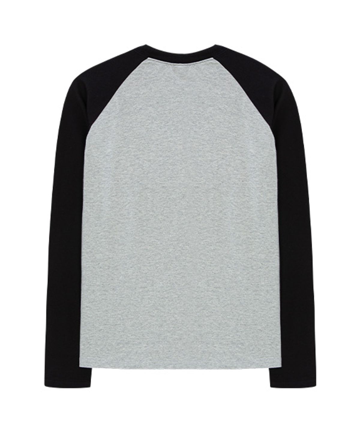 더콜디스트모먼트(THE COLDEST MOMENT) TCM not easy raglan long sleeve (grey/black)