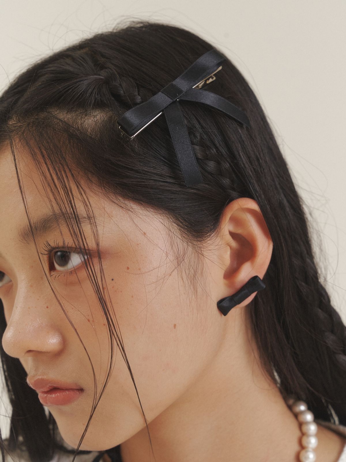 러브미몬스터(LOVE ME MONSTER) Love Ribbon M Hair Pin