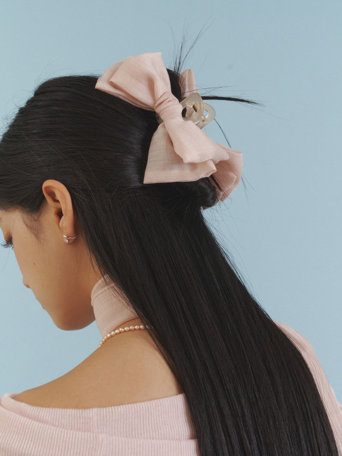 러브미몬스터(LOVE ME MONSTER) Love Ribbon Hair Clip_NP