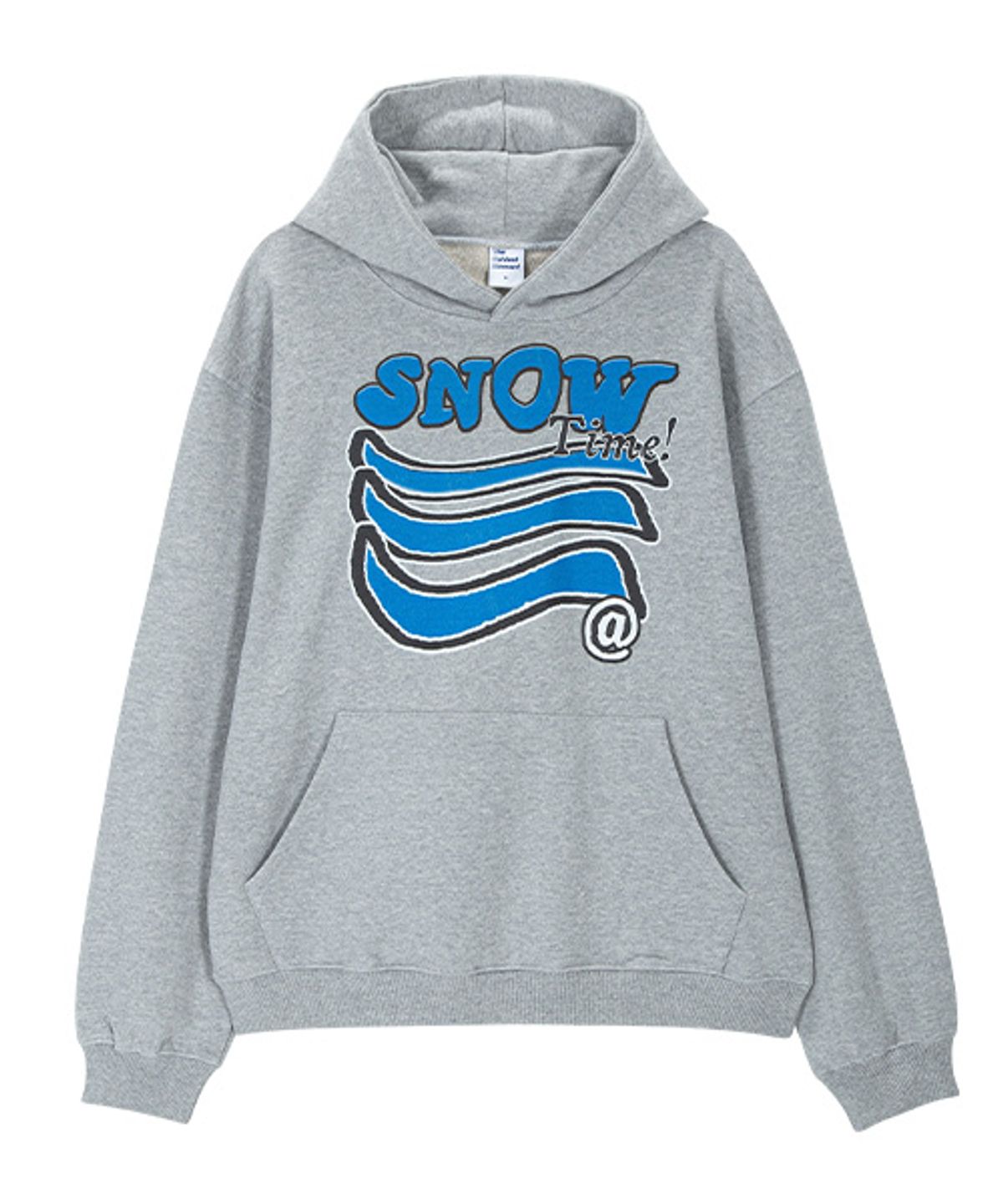 더콜디스트모먼트(THE COLDEST MOMENT) TCM snow hoodie (grey)