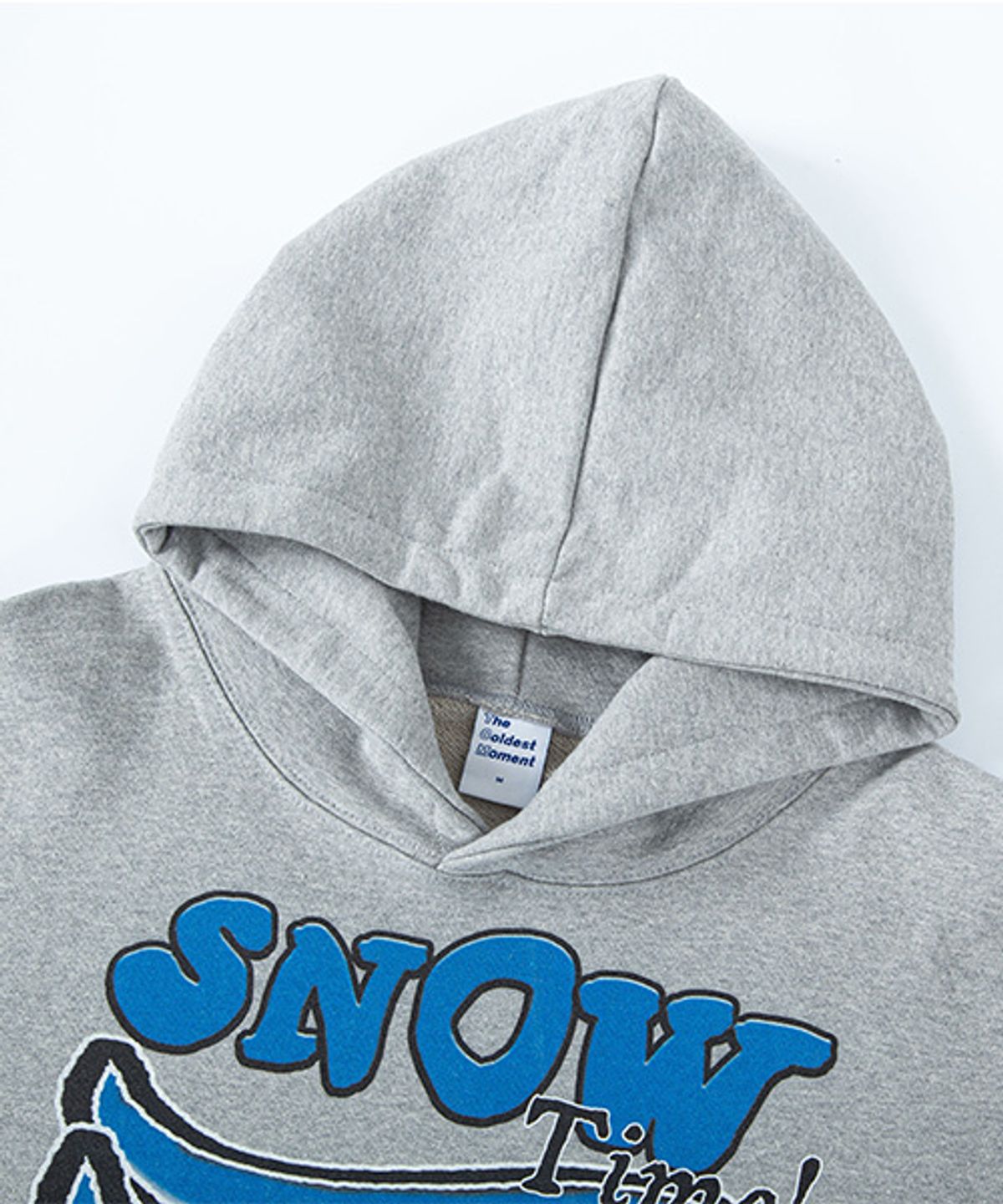더콜디스트모먼트(THE COLDEST MOMENT) TCM snow hoodie (grey)