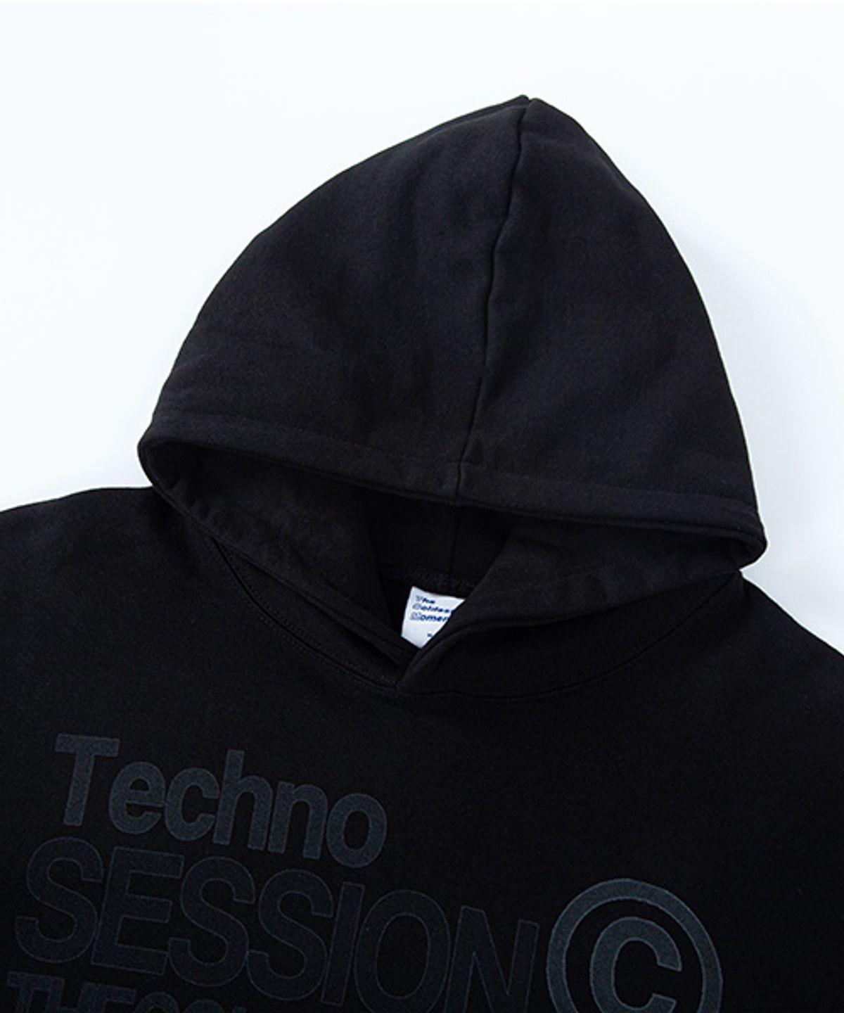 더콜디스트모먼트(THE COLDEST MOMENT) TCM techno hoodie (black)