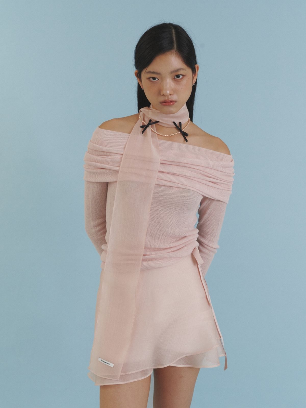 러브미몬스터(LOVE ME MONSTER) Love Sheer Long Scarf_NP