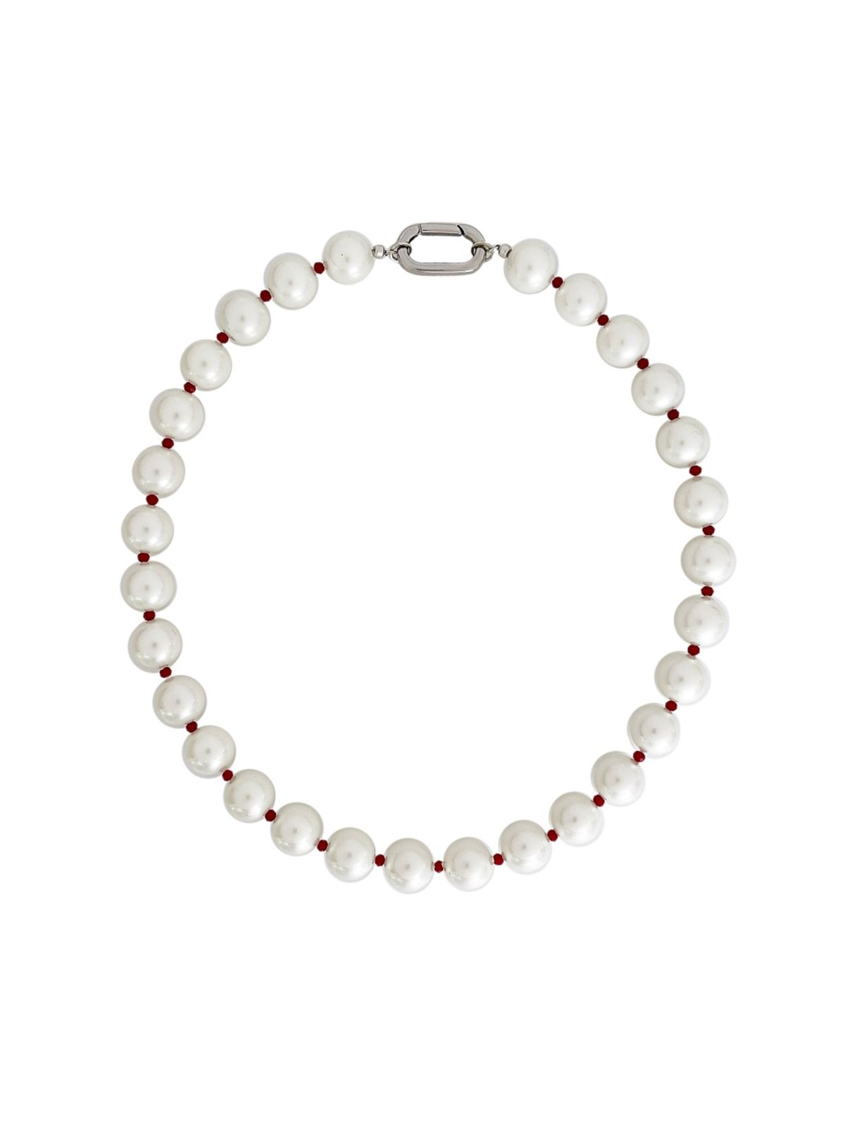 러브미몬스터(LOVE ME MONSTER) Soft Medium Pearl & Beads Necklace