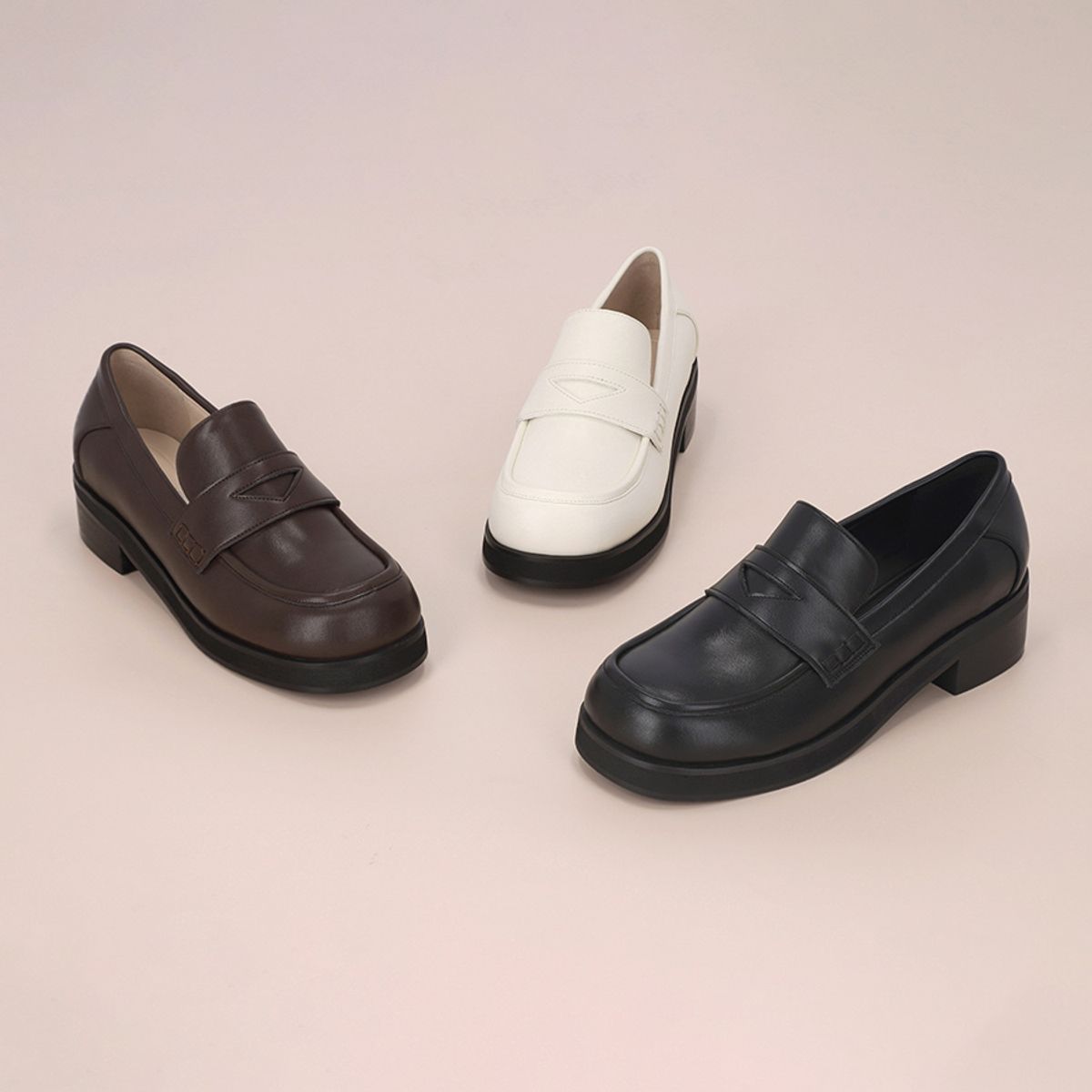 엘칸토(ELCANTO) 인텐스 여성 와이드 페니로퍼 4cm LCWD37I339