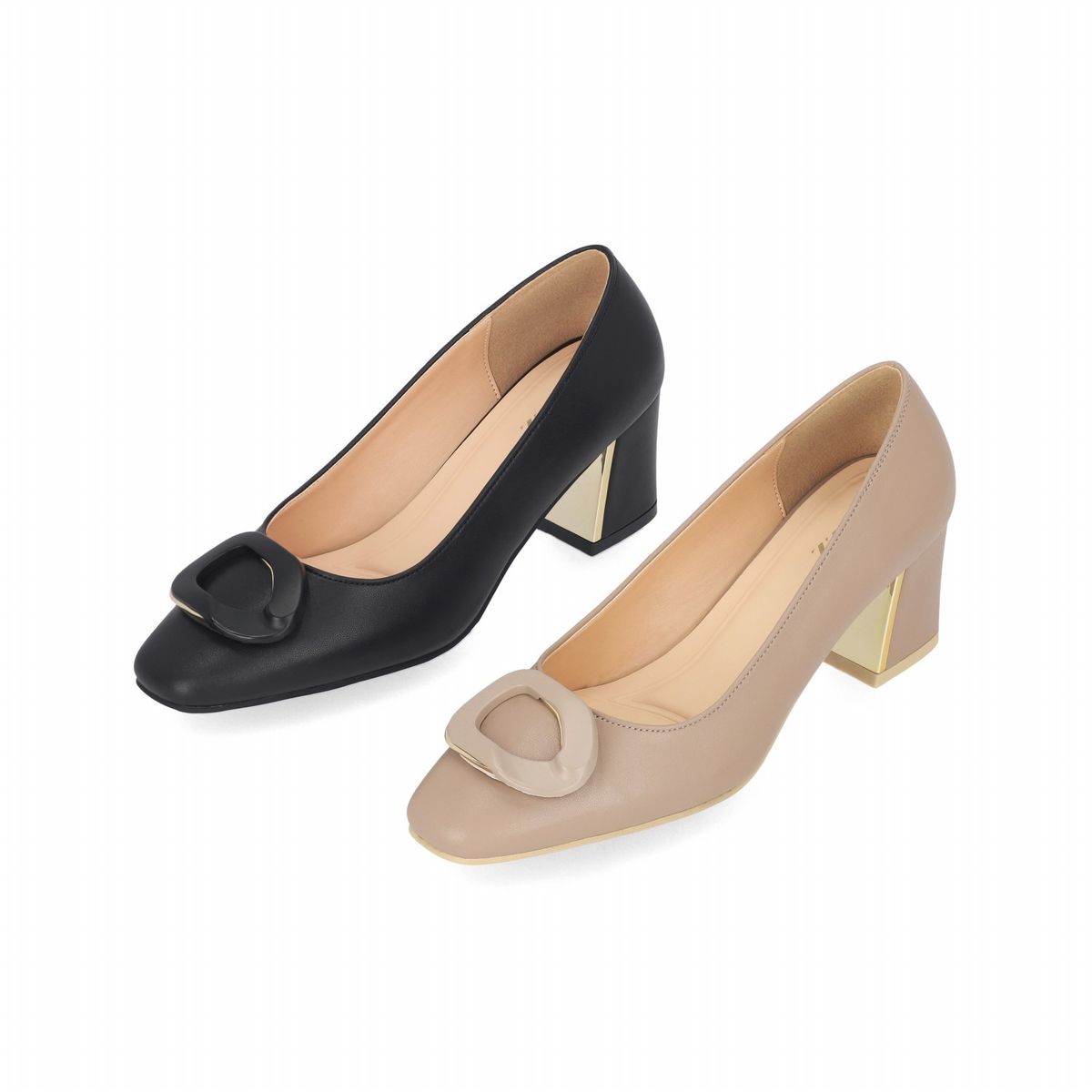 엘칸토(ELCANTO) 마쯔 여성 원포인트 펌프스 6cm LCWD30M339