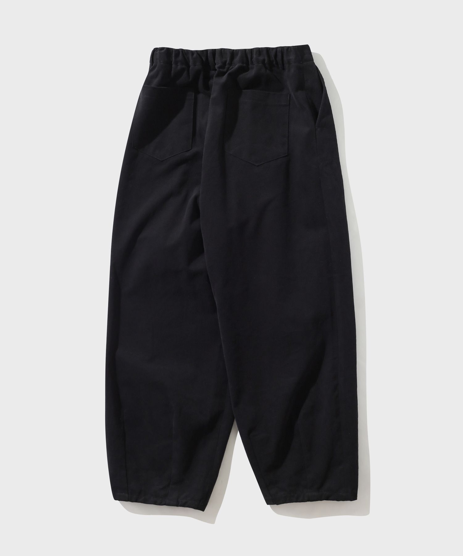 MUSINSA | URBANSTOFF Structured Long Balloon Pants (Black)