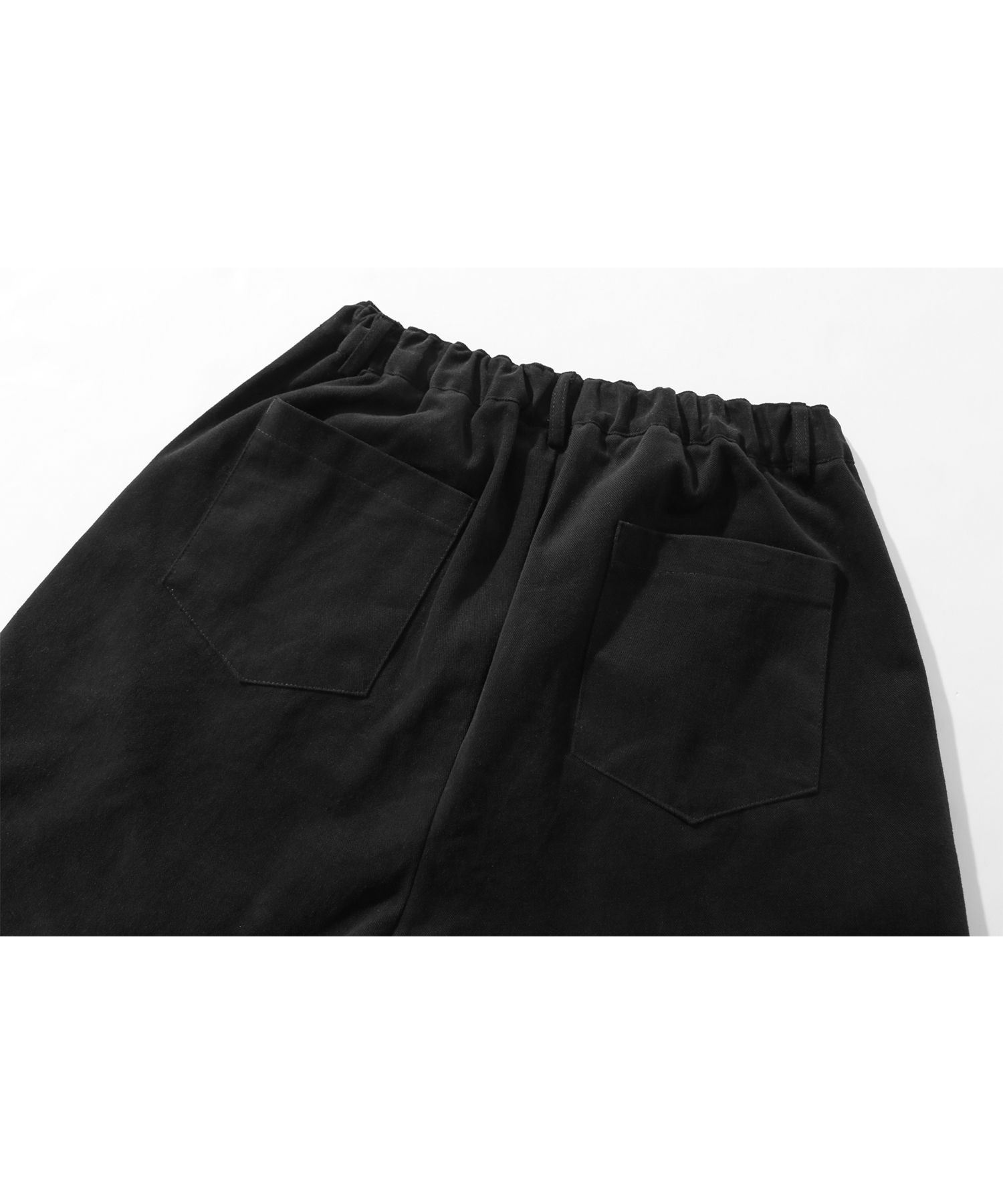 MUSINSA | URBANSTOFF Structured Long Balloon Pants (Black)