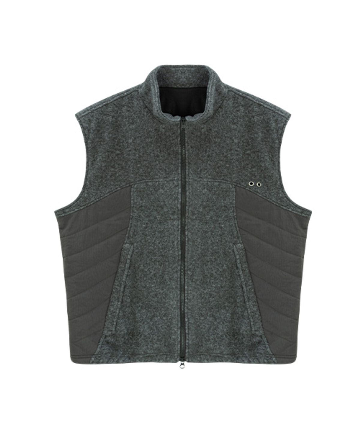 더콜디스트모먼트(THE COLDEST MOMENT) TCM side padded vest (grey)