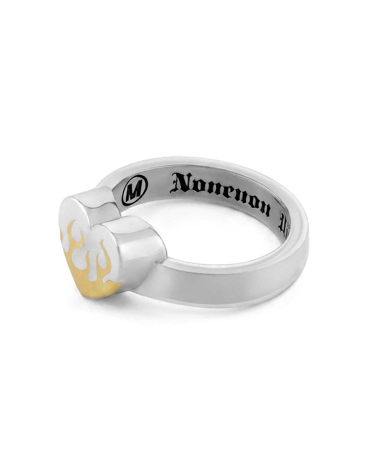 논논(NONENON) FLAME LOVE RNG(BRASS) SILVER925
