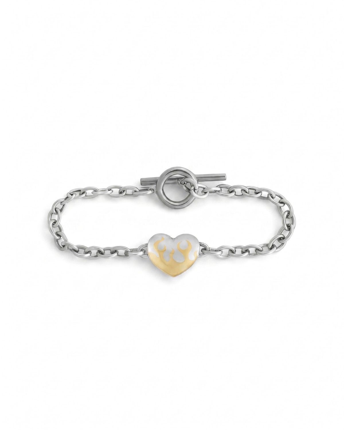 논논(NONENON) FLAME LOVE BRC(BRASS) SILVER925