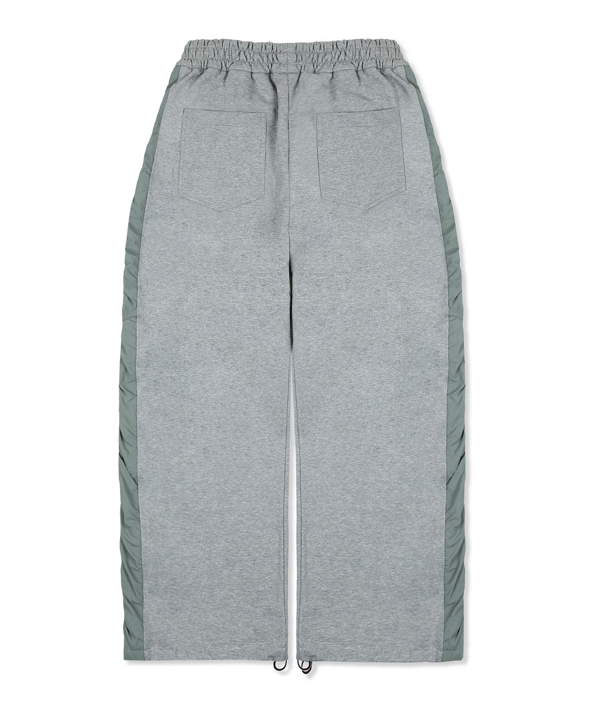엑스톤즈(XTONZ) XP176 루즈핏 셔링 나일론 코튼 스웻 팬츠 (GRAY)