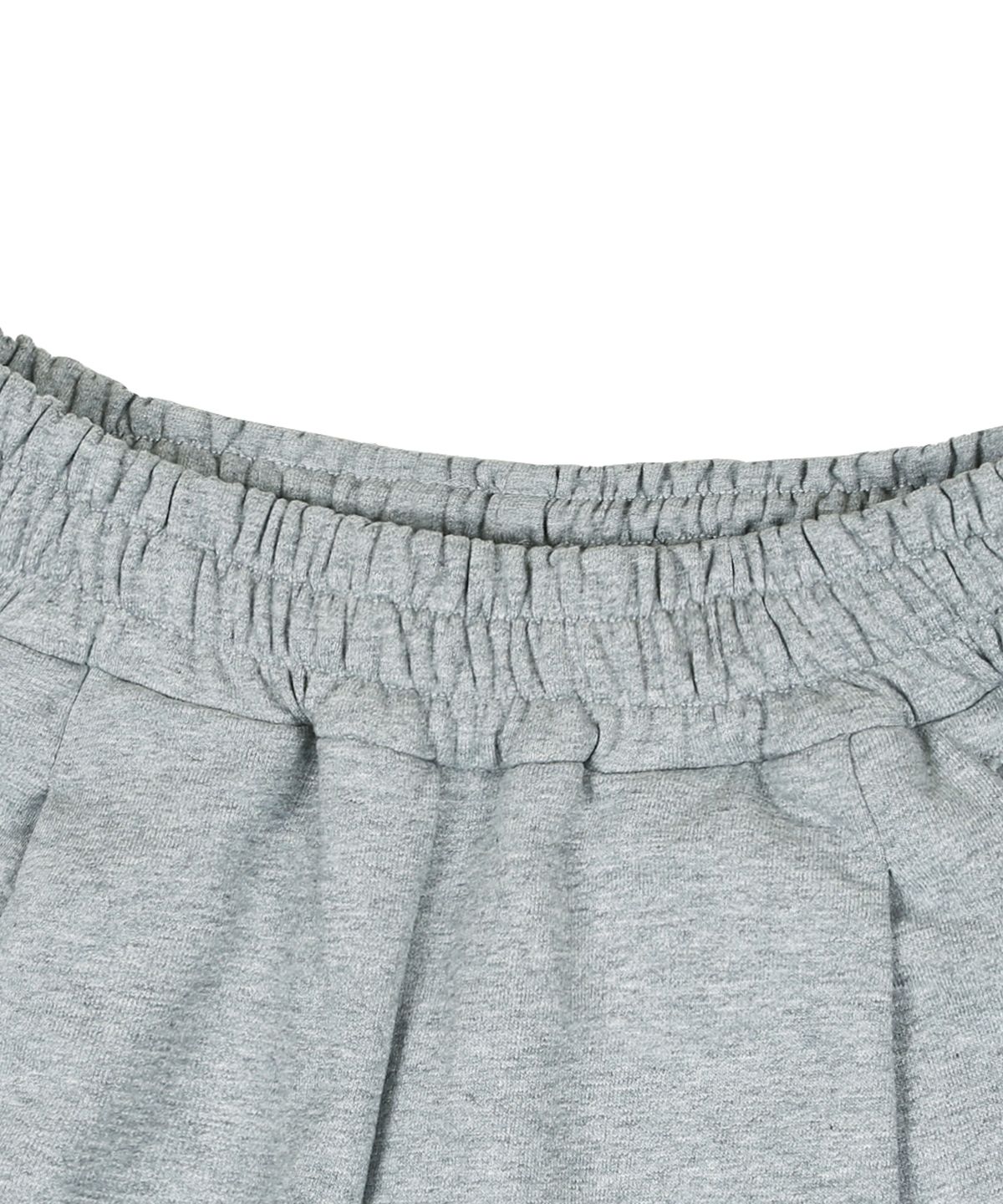 엑스톤즈(XTONZ) XP176 루즈핏 셔링 나일론 코튼 스웻 팬츠 (GRAY)