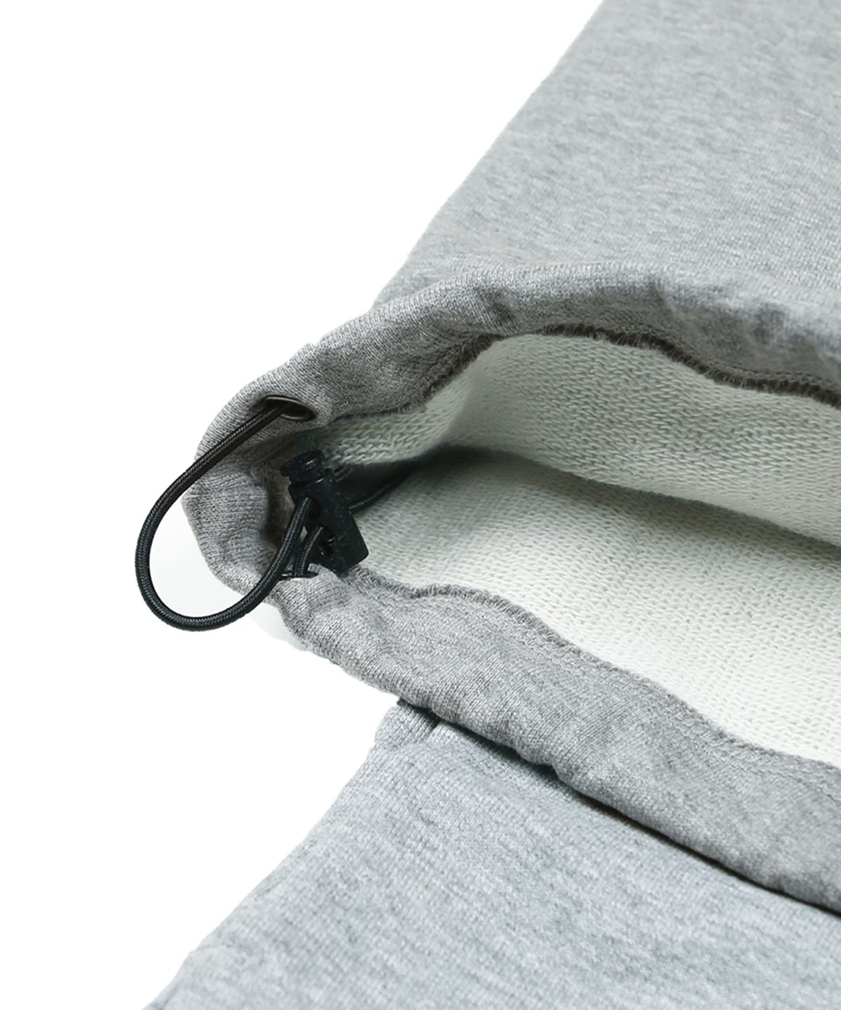 엑스톤즈(XTONZ) XP176 루즈핏 셔링 나일론 코튼 스웻 팬츠 (GRAY)