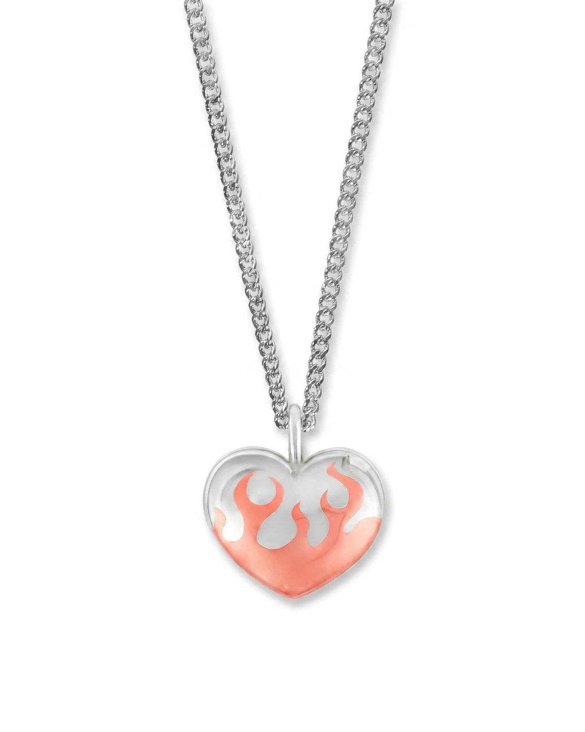 논논(NONENON) MINI FLAME LOVE NEC(COPPER) SILVER925