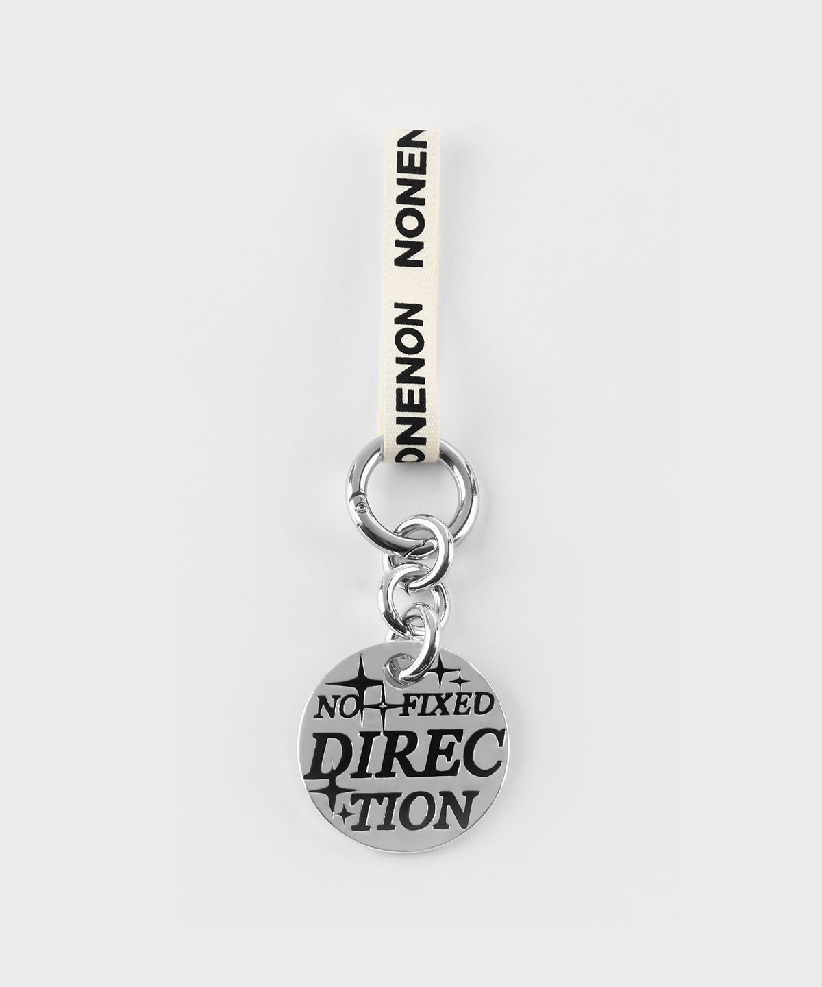논논(NONENON) BLACK CIRCLE KEYRING_S