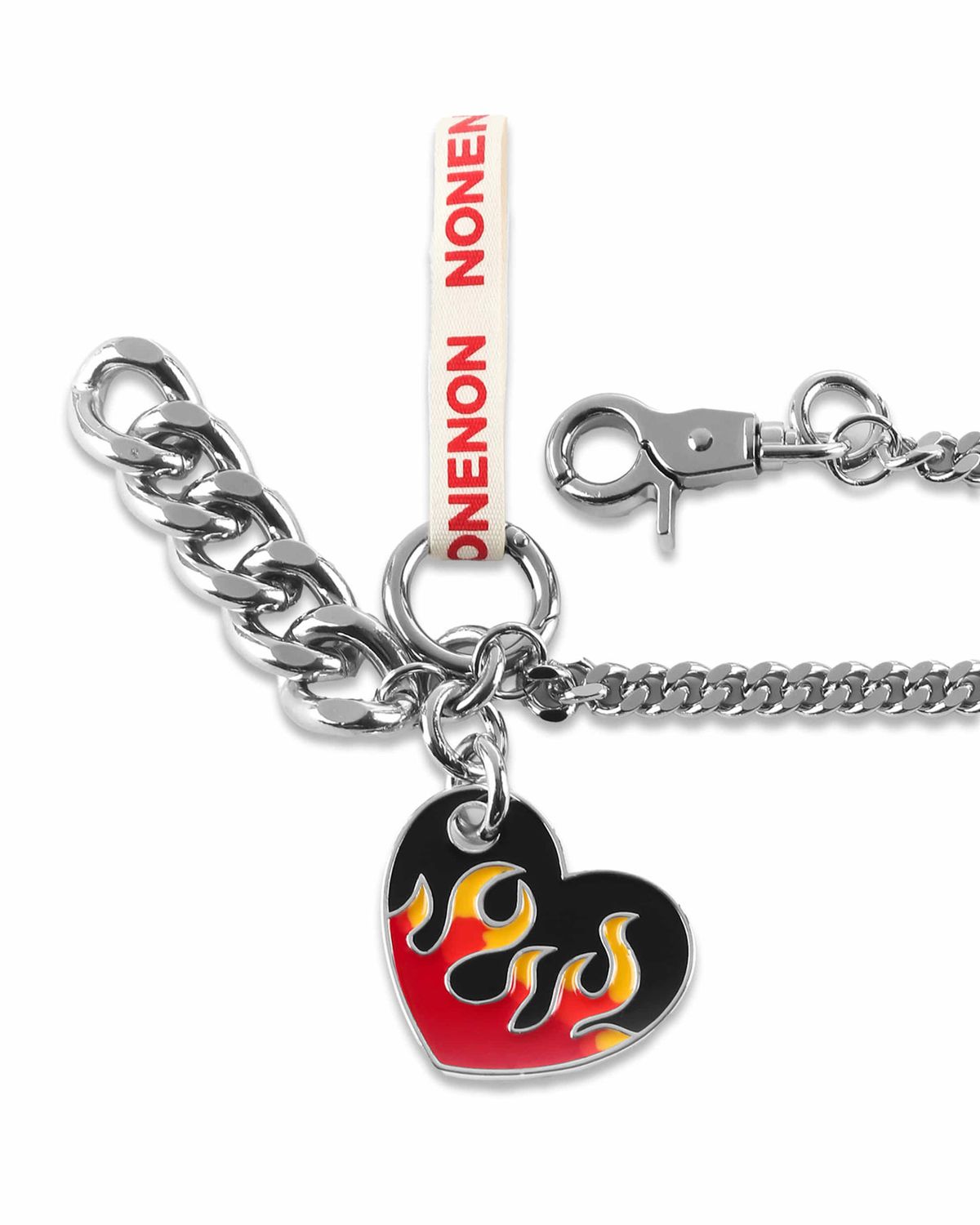 논논(NONENON) FLAME LOVE KEYRING(RED)_L