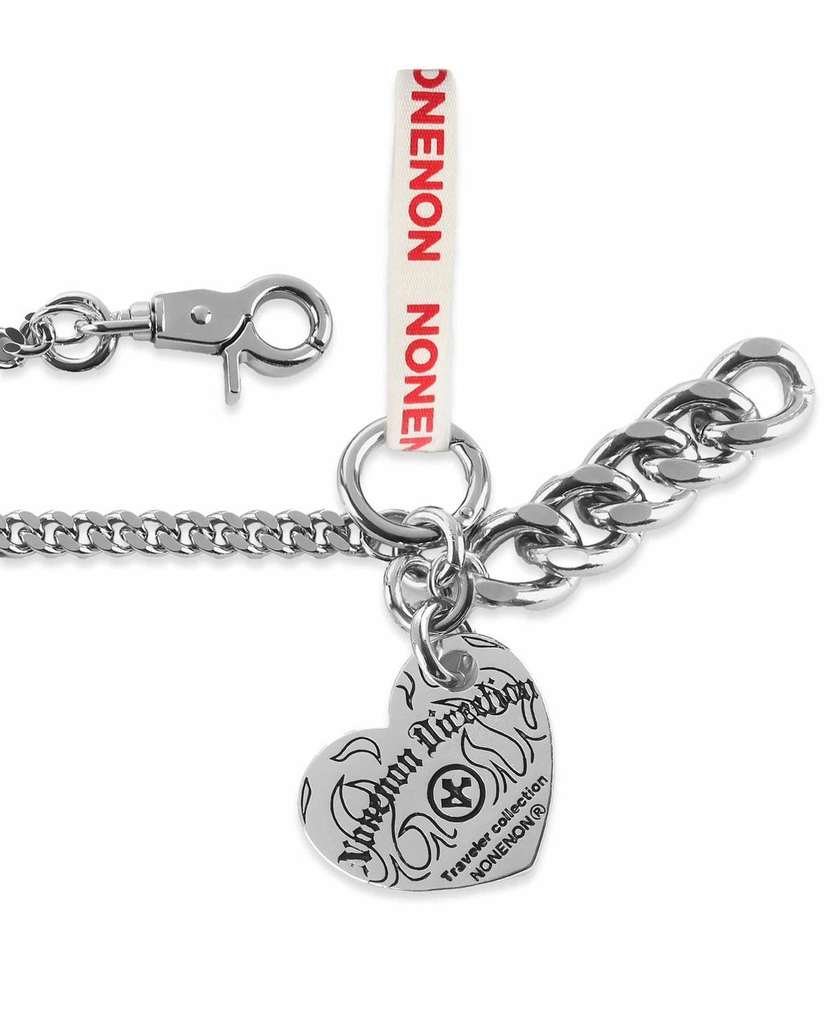 논논(NONENON) FLAME LOVE KEYRING(RED)_L