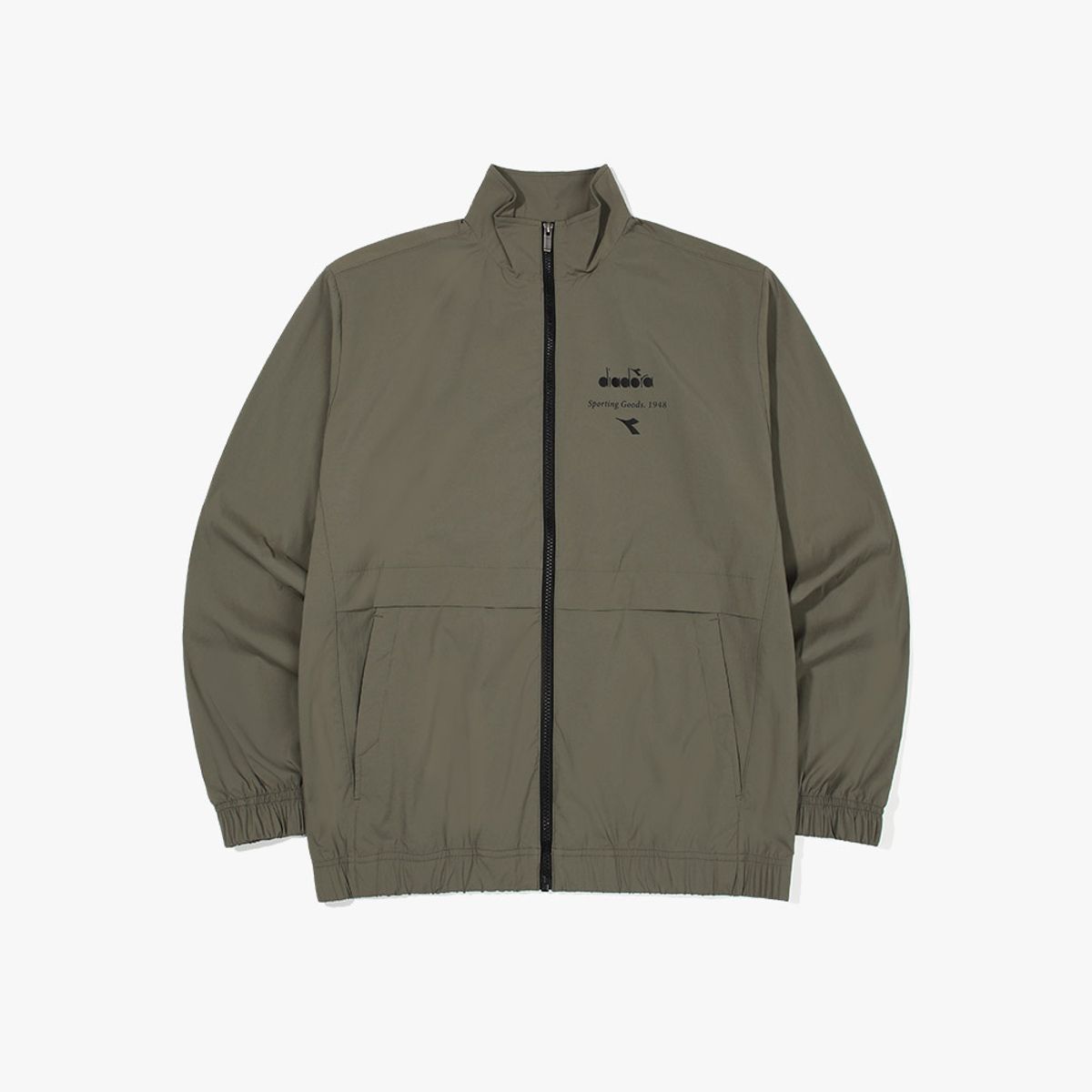 디아도라(diadora) 에센셜 우븐 자켓 KHAKI
