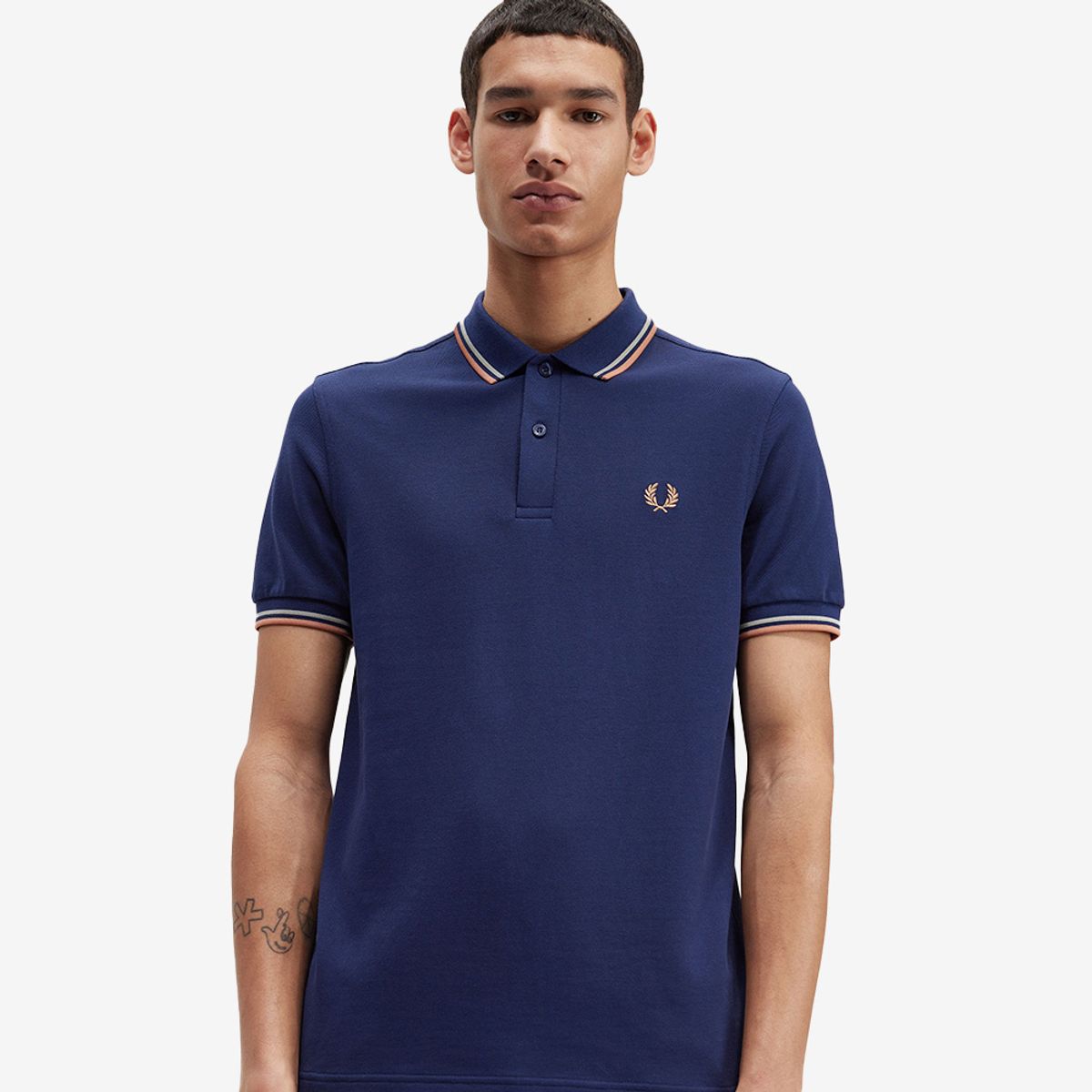 프레드페리(FRED PERRY) [M3600] 트윈 팁 프레드페리 셔츠 (T49) AFPM2333600-T49
