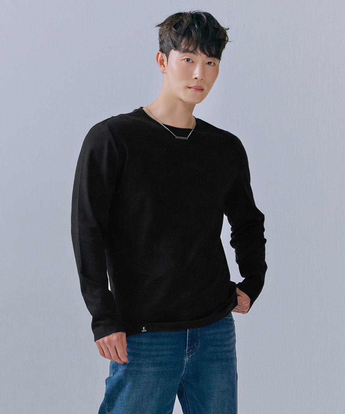 체이스컬트(CHASECULT) 남성 베이직 티셔츠-CEZK5102B03