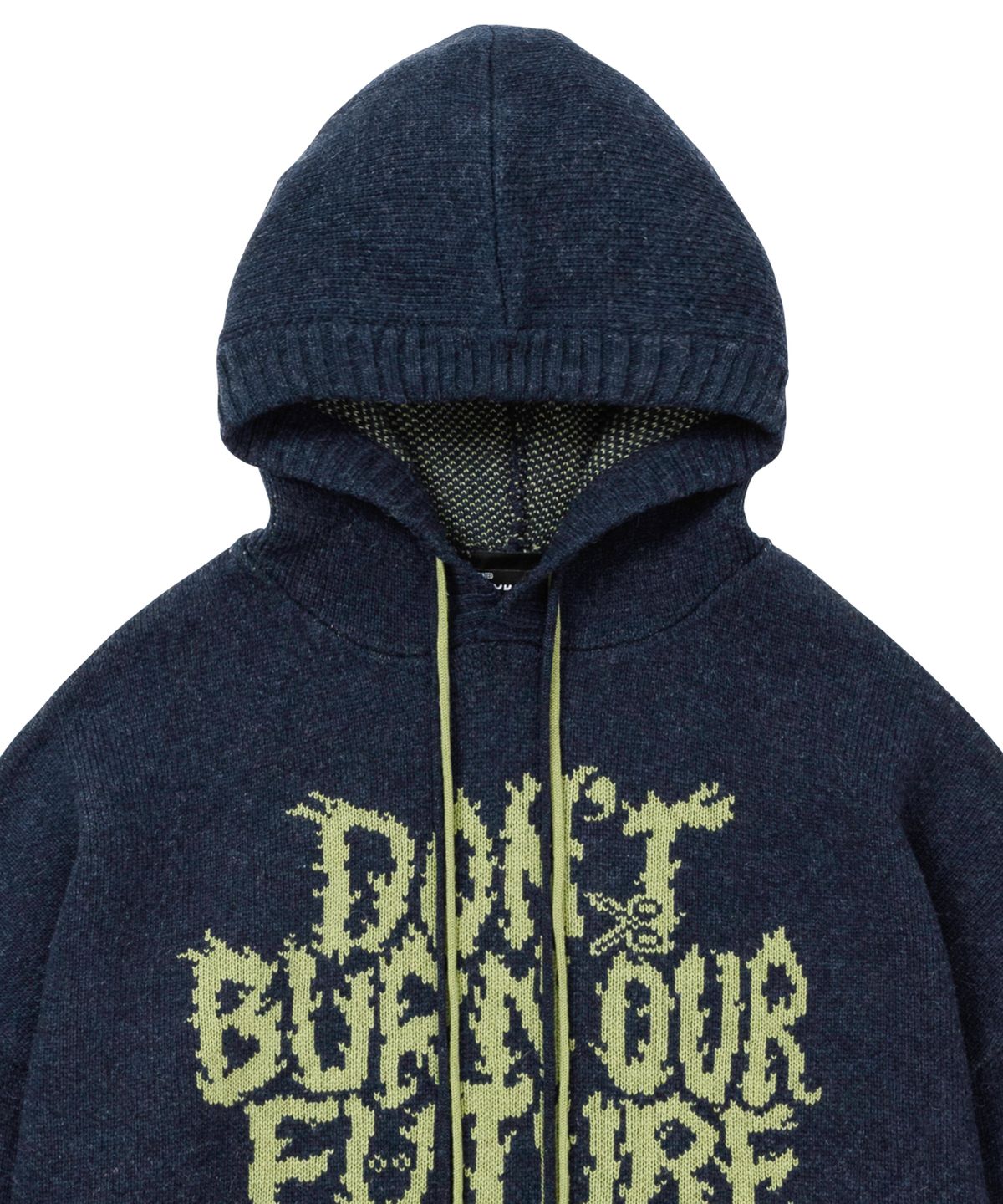 아조바이아조(AJOBYAJO) [PBA] DBOF Wool Knit Hoodie [NAVY]