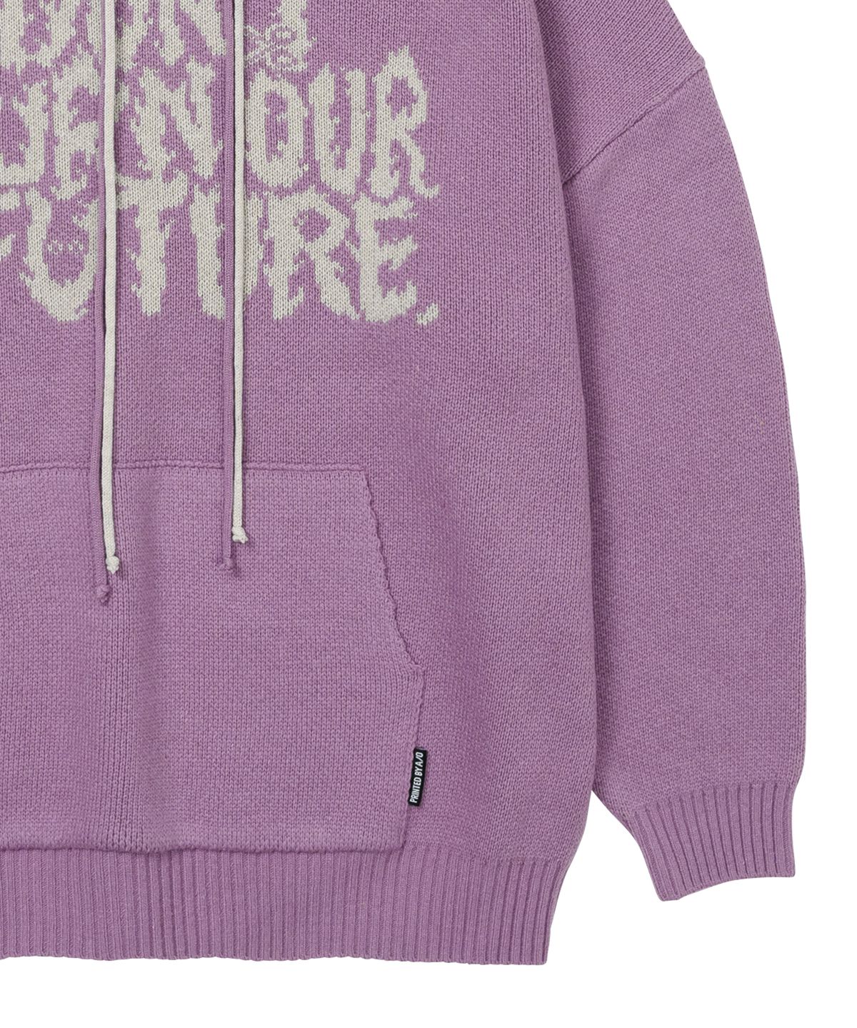 아조바이아조(AJOBYAJO) [PBA] DBOF Wool Knit Hoodie [PINK]