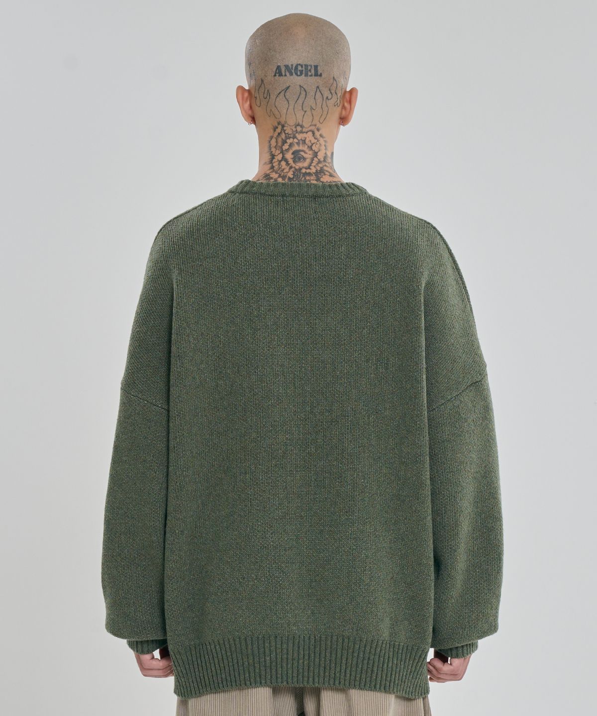 아조바이아조(AJOBYAJO) [PBA] DBOF Wool Knit Sweater [KHAKI]