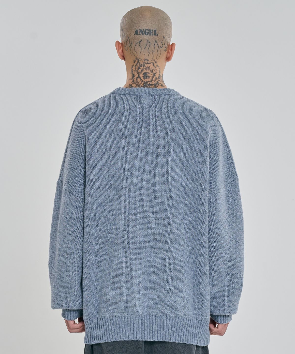 아조바이아조(AJOBYAJO) [PBA] DBOF Wool Knit Sweater [SKY BLUE]