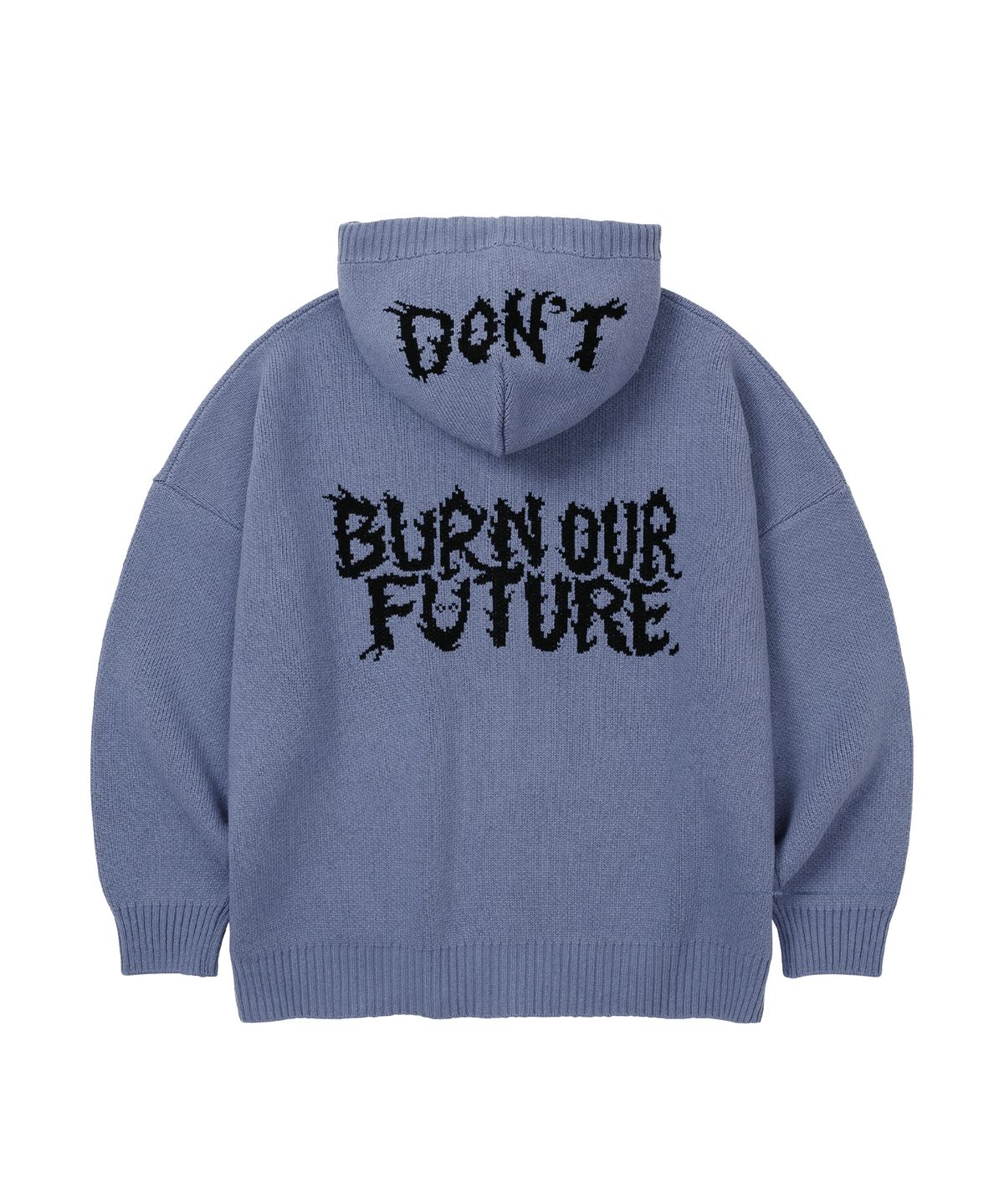아조바이아조(AJOBYAJO) [PBA] DBOF Wool Knit Zip-Up Hoodie [LILAC]