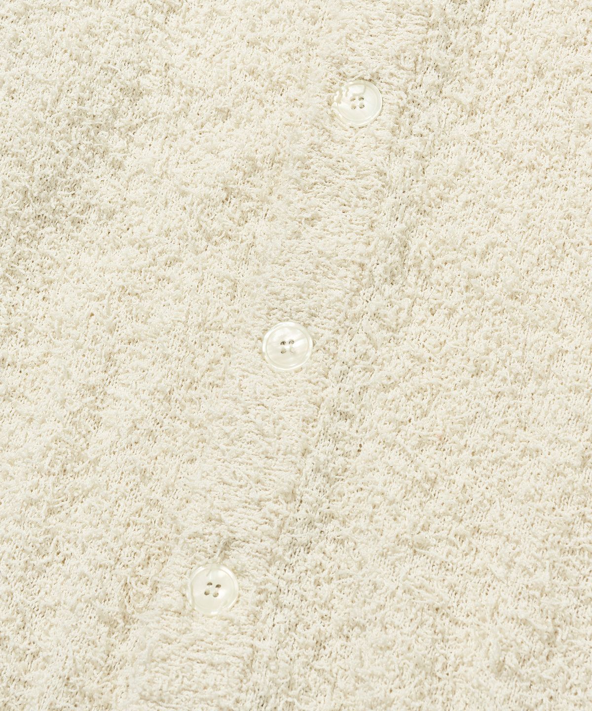 니티드(KNITTED) 테일 카라 가디건 IVORY