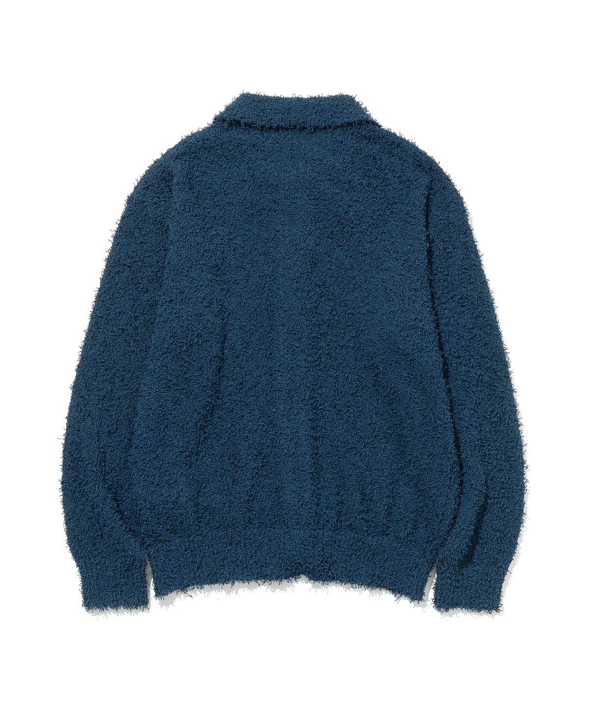 니티드(KNITTED) 테일 카라 가디건 DAWN BLUE