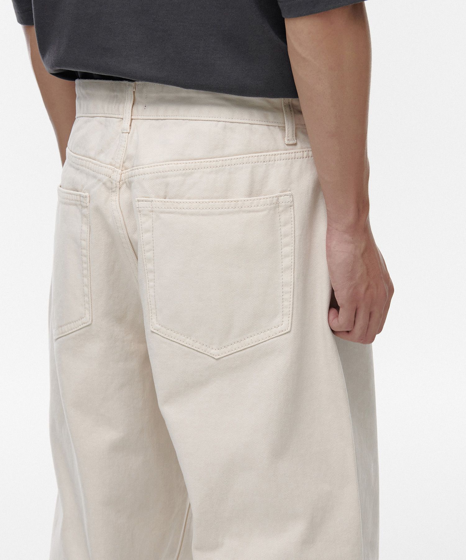 ★MUSINSA STANDARD★ Linen-like extra wide denim pants cream MUSINSA | MUSINSA STANDARD Extra wide denim pants [cream]