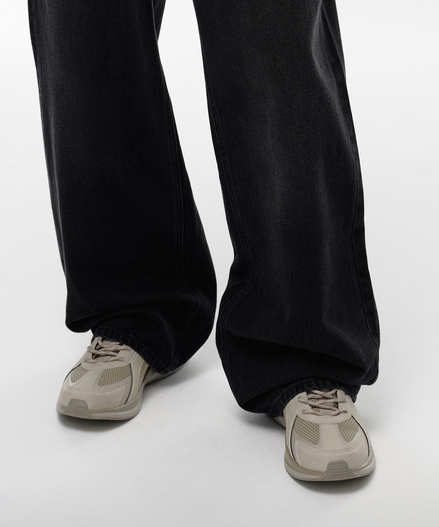 ★MUSINSA STANDARD★ Big wide denim pants in washed black MM MUSINSA公式 | MUSINSA STANDARD Extra wide denim pants