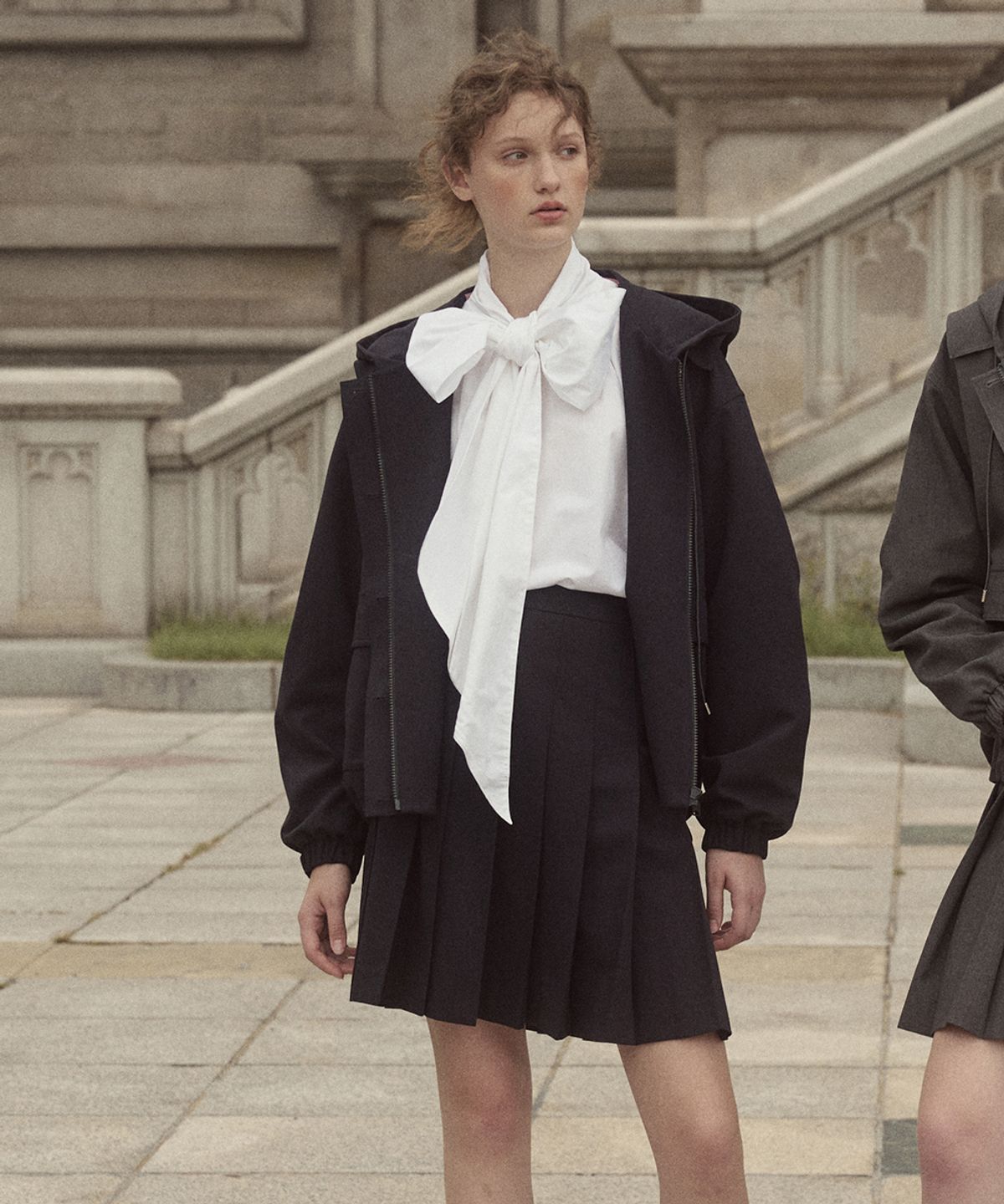 락피쉬웨더웨어(ROCKFISH WEATHERWEAR) SAILOR BLOUSON SKIRT SET UP - 2color