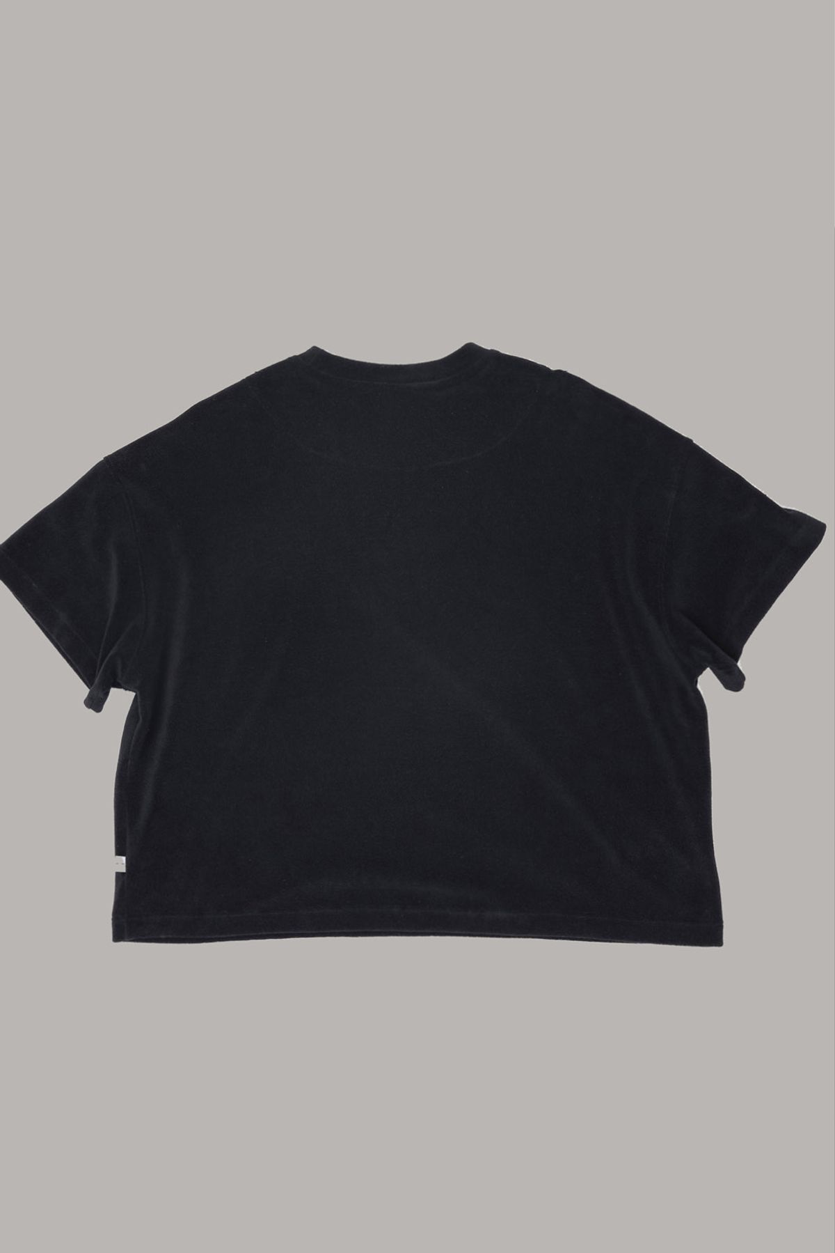 로우 투 로우(RAW TO RAW) MRT028B 코튼 테리 박시 몽크 티 SUEDE BLACK